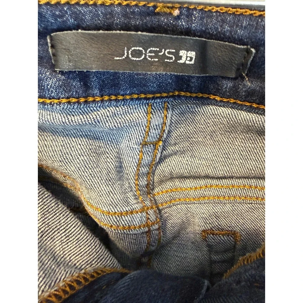 Joe's Ellie‎ Skinny Crop Jeans Dark Blue Wash Size 26